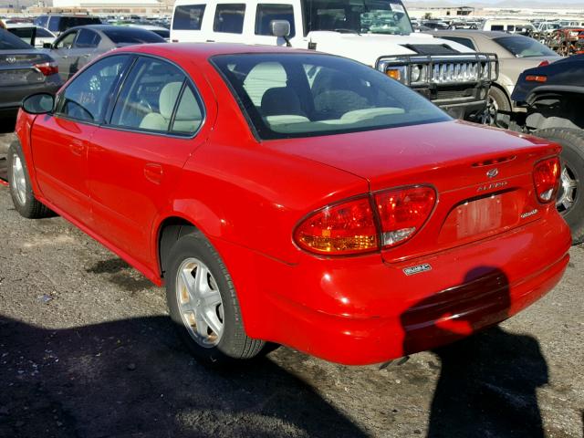 1G3NL52F64C136911 - 2004 OLDSMOBILE ALERO GL RED photo 3