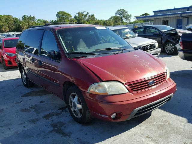 2FMZA51442BB82351 - 2002 FORD WINDSTAR L RED photo 1