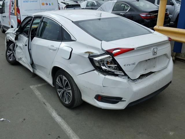 2HGFC1F74HH638773 - 2017 HONDA CIVIC EXL WHITE photo 3