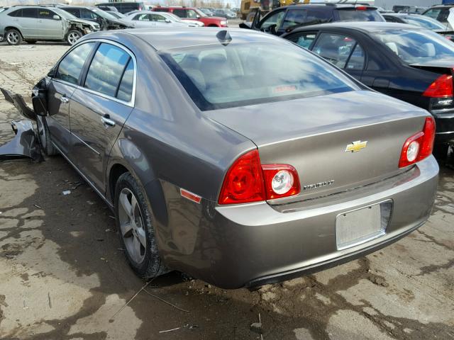 1G1ZC5E01CF186436 - 2012 CHEVROLET MALIBU 1LT BROWN photo 3