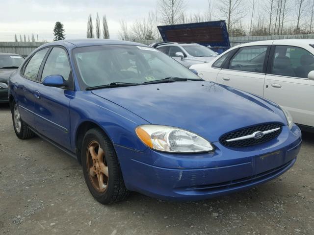 1FAFP53U73A128578 - 2003 FORD TAURUS SE BLUE photo 1