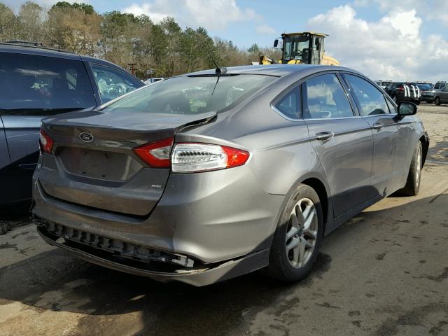 3FA6P0H78DR311761 - 2013 FORD FUSION SE CHARCOAL photo 4