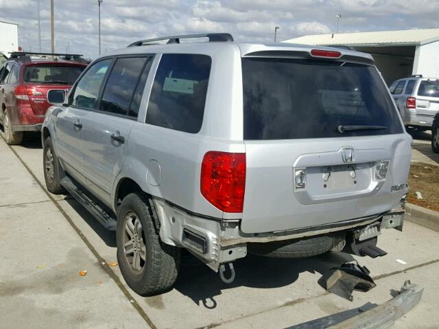 2HKYF18433H602493 - 2003 HONDA PILOT EX GRAY photo 3