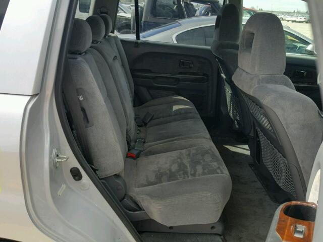 2HKYF18433H602493 - 2003 HONDA PILOT EX GRAY photo 6