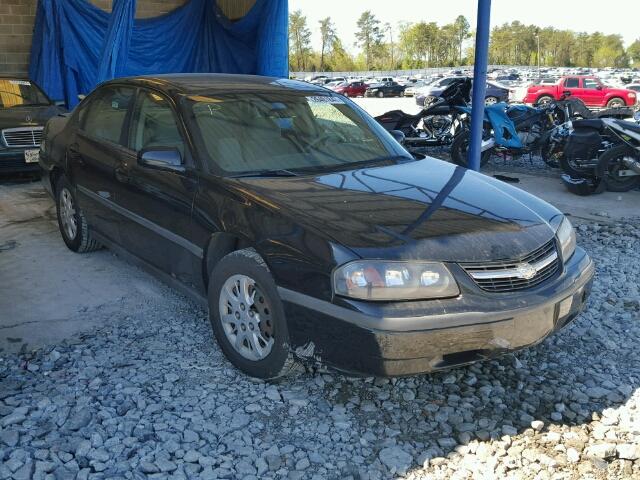 2G1WF52EX59297377 - 2005 CHEVROLET IMPALA BLACK photo 1