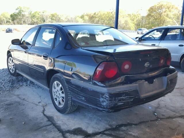 2G1WF52EX59297377 - 2005 CHEVROLET IMPALA 黑色 照片 3
