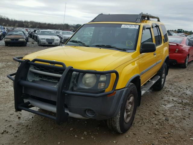 5N1ED28T62C521497 - 2002 NISSAN XTERRA XE YELLOW photo 2