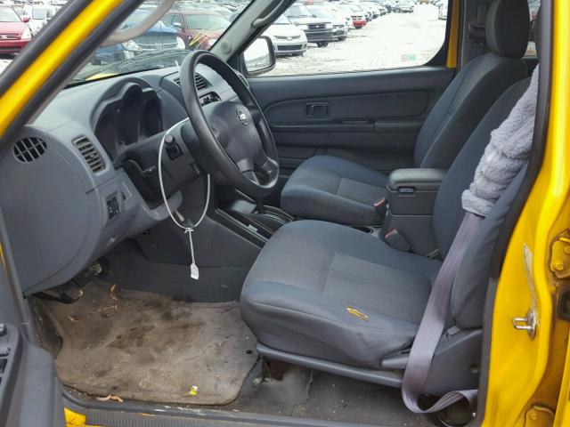 5N1ED28T62C521497 - 2002 NISSAN XTERRA XE YELLOW photo 5