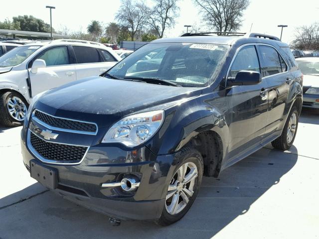 2GNALPEK2C6249966 - 2012 CHEVROLET EQUINOX LT BLUE photo 2