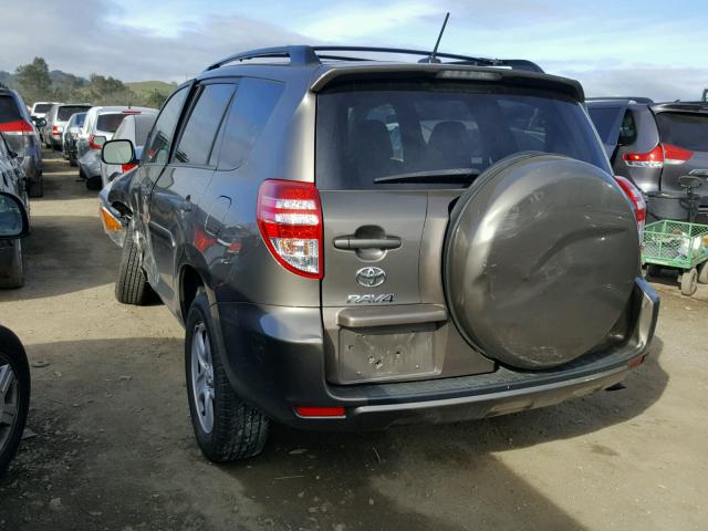 2T3ZF4DV1CW113457 - 2012 TOYOTA RAV4 BROWN photo 3