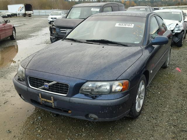 YV1RS58D412038904 - 2001 VOLVO S60 2.4T BLUE photo 2