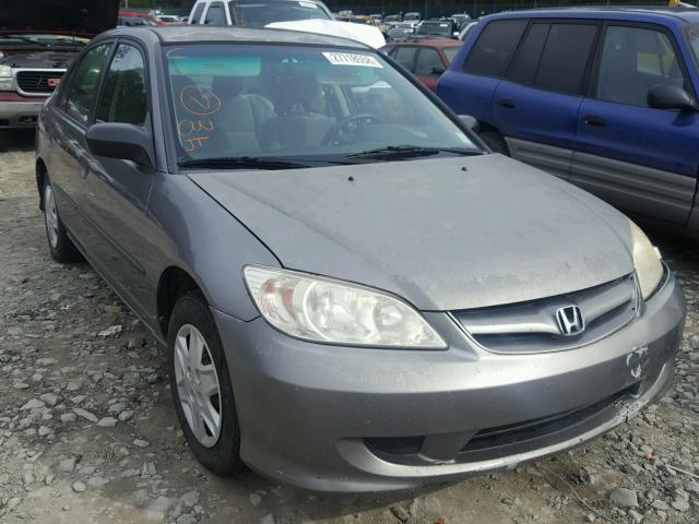 2HGES16345H556923 - 2005 HONDA CIVIC DX V GRAY photo 1