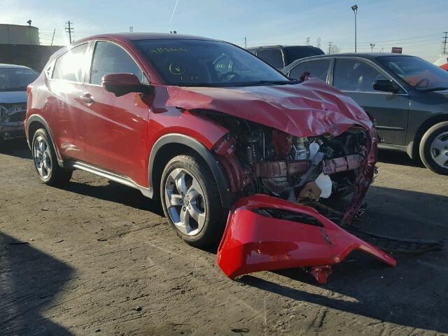 3CZRU5H55GM704107 - 2016 HONDA HR-V EX RED photo 1