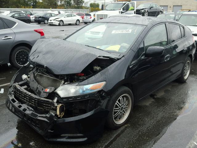 JHMZE2H55BS005947 - 2011 HONDA INSIGHT LX BLACK photo 2