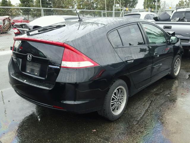 JHMZE2H55BS005947 - 2011 HONDA INSIGHT LX BLACK photo 4