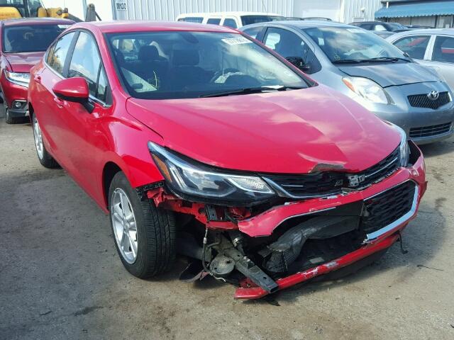 1G1BE5SM7H7109736 - 2017 CHEVROLET CRUZE LT RED photo 1