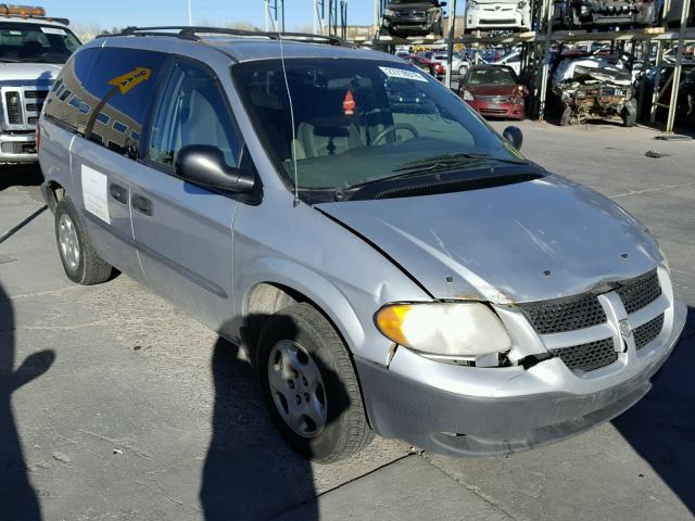 1D4GP25R43B190457 - 2003 DODGE CARAVAN SE SILVER photo 1