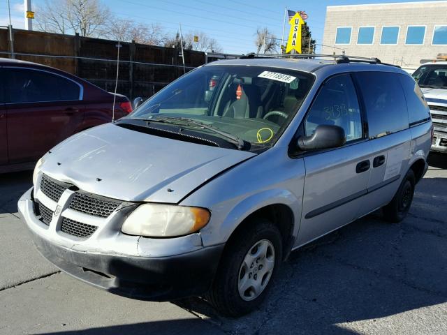 1D4GP25R43B190457 - 2003 DODGE CARAVAN SE SILVER photo 2