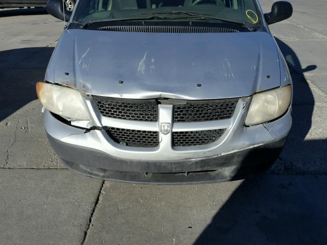 1D4GP25R43B190457 - 2003 DODGE CARAVAN SE SILVER photo 9