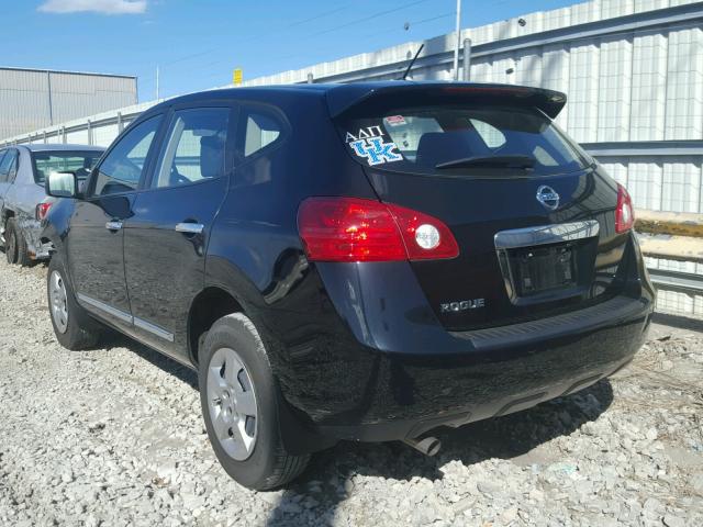 JN8AS5MT3DW532169 - 2013 NISSAN ROGUE S BLACK photo 3