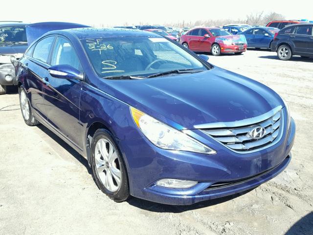 5NPEC4AC8BH171680 - 2011 HYUNDAI SONATA SE BLUE photo 1