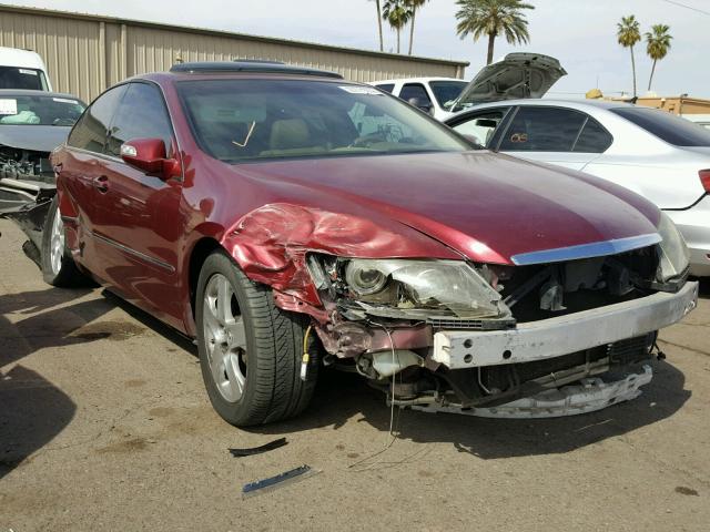 JH4KB16545C002818 - 2005 ACURA RL RED photo 1