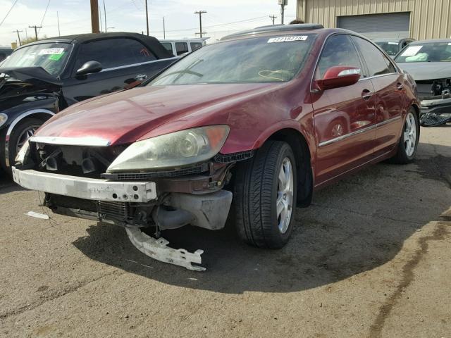 JH4KB16545C002818 - 2005 ACURA RL RED photo 2