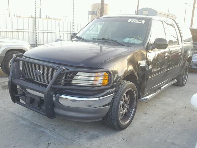 1FTRW07642KE35157 - 2002 FORD F150 SUPER BLACK photo 2