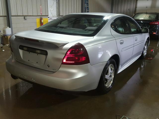 2G2WP522641375133 - 2004 PONTIAC GRAND PRIX GRAY photo 4