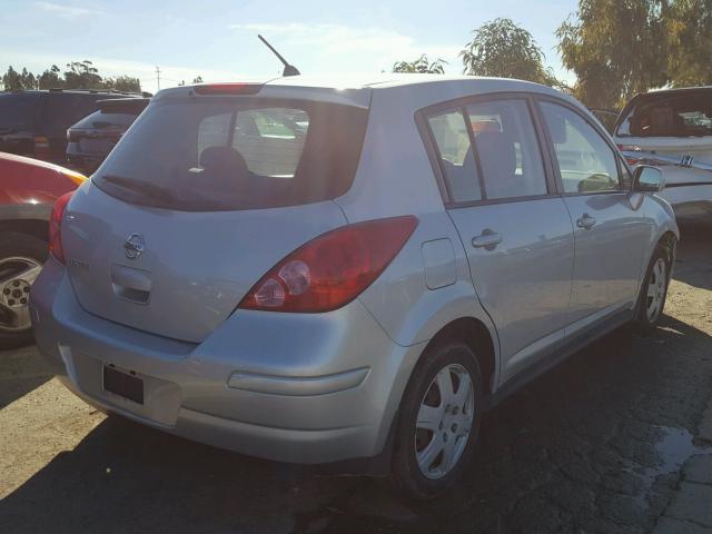 3N1BC13E78L401138 - 2008 NISSAN VERSA S SILVER photo 4