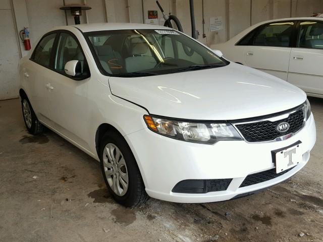 KNAFU4A27B5891283 - 2011 KIA FORTE EX WHITE photo 1