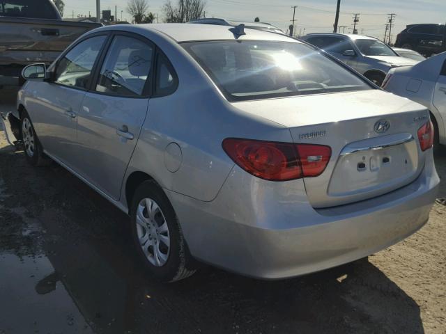 KMHDU4AD0AU883294 - 2010 HYUNDAI ELANTRA BL SILVER photo 3