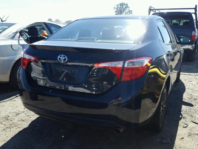 5YFBURHEXGP494496 - 2016 TOYOTA COROLLA L BLACK photo 4