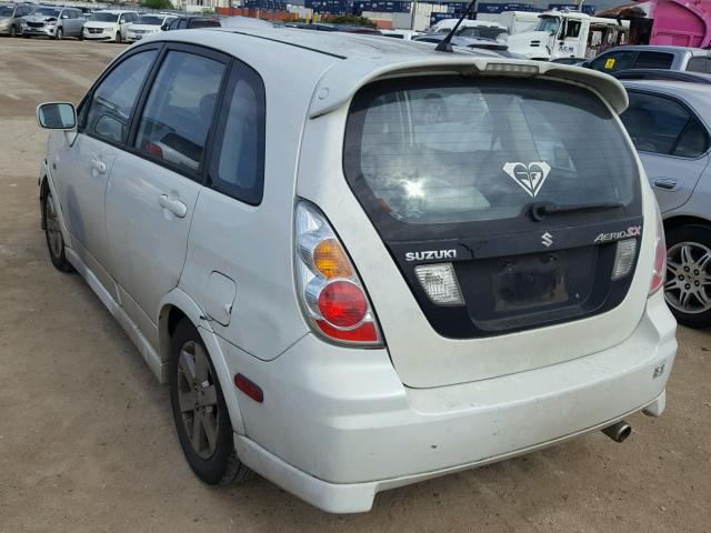 JS2RC61H555303863 - 2005 SUZUKI AERIO SX WHITE photo 3