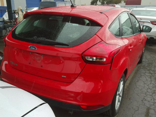 1FADP3K24HL217371 - 2017 FORD FOCUS SE RED photo 6