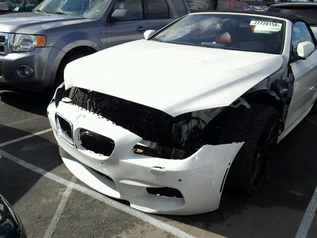 WBSLZ9C58FD651319 - 2015 BMW M6 WHITE photo 9