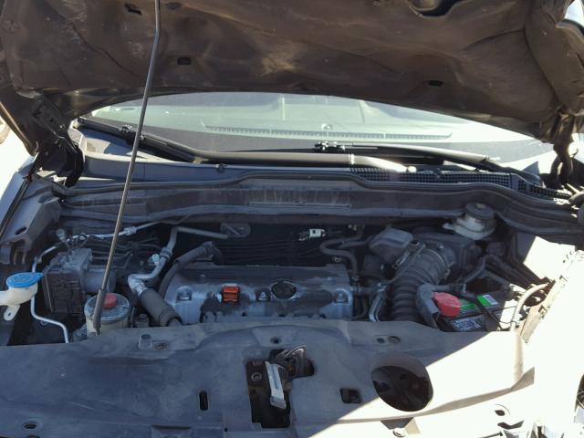 5J6RE4H7XBL076659 - 2011 HONDA CR-V EXL BLACK photo 7