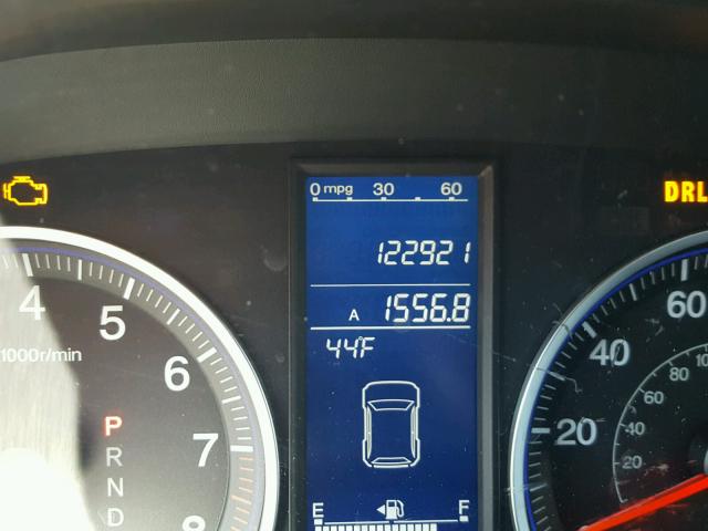 5J6RE4H7XBL076659 - 2011 HONDA CR-V EXL BLACK photo 8