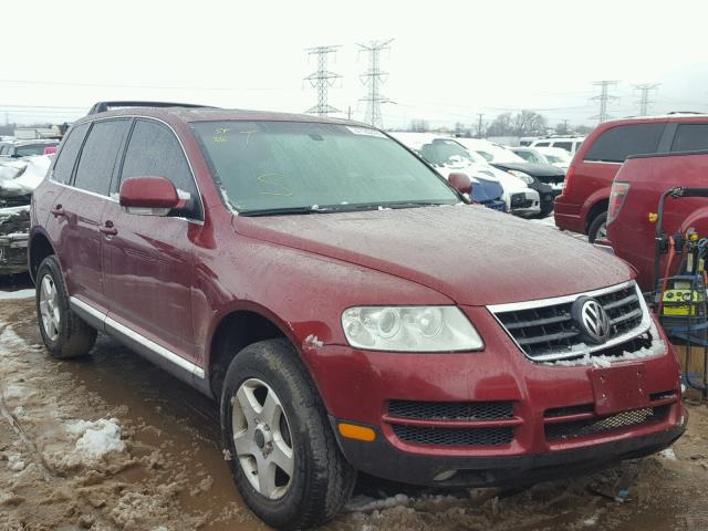 WVGZC67L94D001854 - 2004 VOLKSWAGEN TOUAREG 3. MAROON photo 1