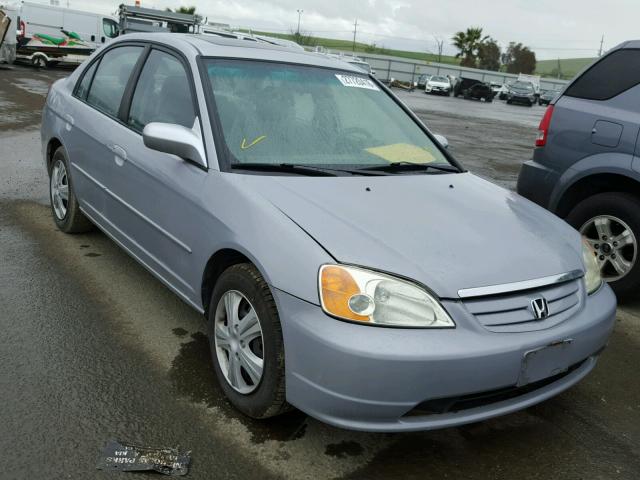 2HGES26773H504580 - 2003 HONDA CIVIC EX ვერცხლისფერი ფოტო 1