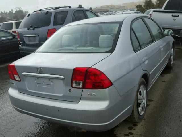 2HGES26773H504580 - 2003 HONDA CIVIC EX SILVER photo 4