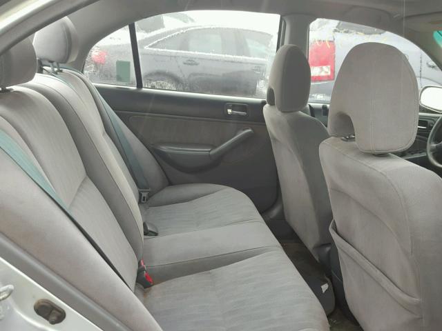 2HGES26773H504580 - 2003 HONDA CIVIC EX ვერცხლისფერი ფოტო 6