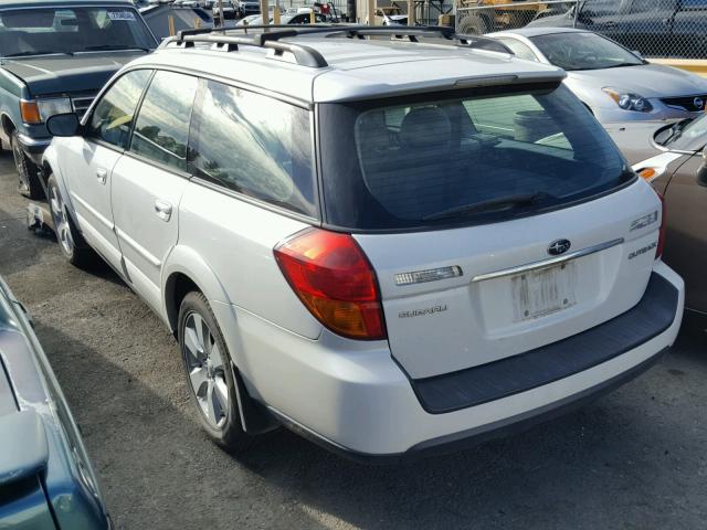 4S4BP62C867309922 - 2006 SUBARU LEGACY OUT WHITE photo 3