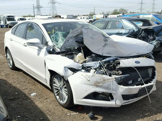 3FA6P0H92GR125039 - 2016 FORD FUSION SE WHITE photo 1