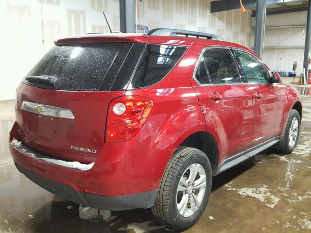 2GNALBEKXF1111287 - 2015 CHEVROLET EQUINOX LT RED photo 4