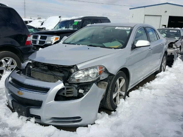 1G1ZC5E00CF126552 - 2012 CHEVROLET MALIBU 1LT SILVER photo 2