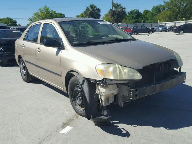 2T1BR32E77C745014 - 2007 TOYOTA COROLLA CE BEIGE photo 1