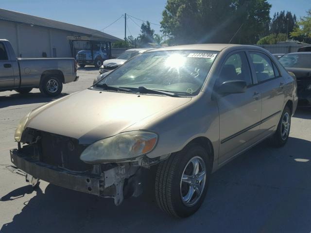 2T1BR32E77C745014 - 2007 TOYOTA COROLLA CE BEIGE photo 2