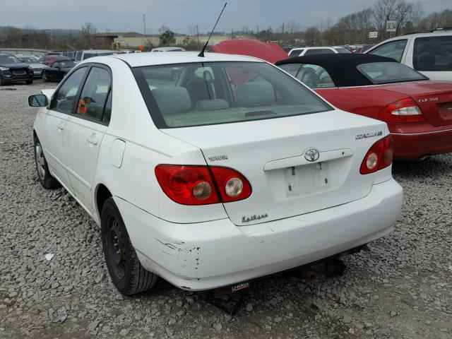 2T1BR30E16C584628 - 2006 TOYOTA COROLLA CE WHITE photo 3