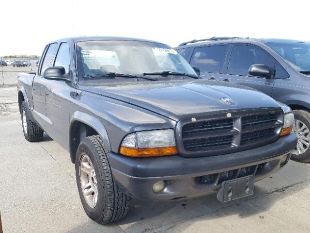 1D7HL38X43S177677 - 2003 DODGE DAKOTA QUA GRAY photo 1